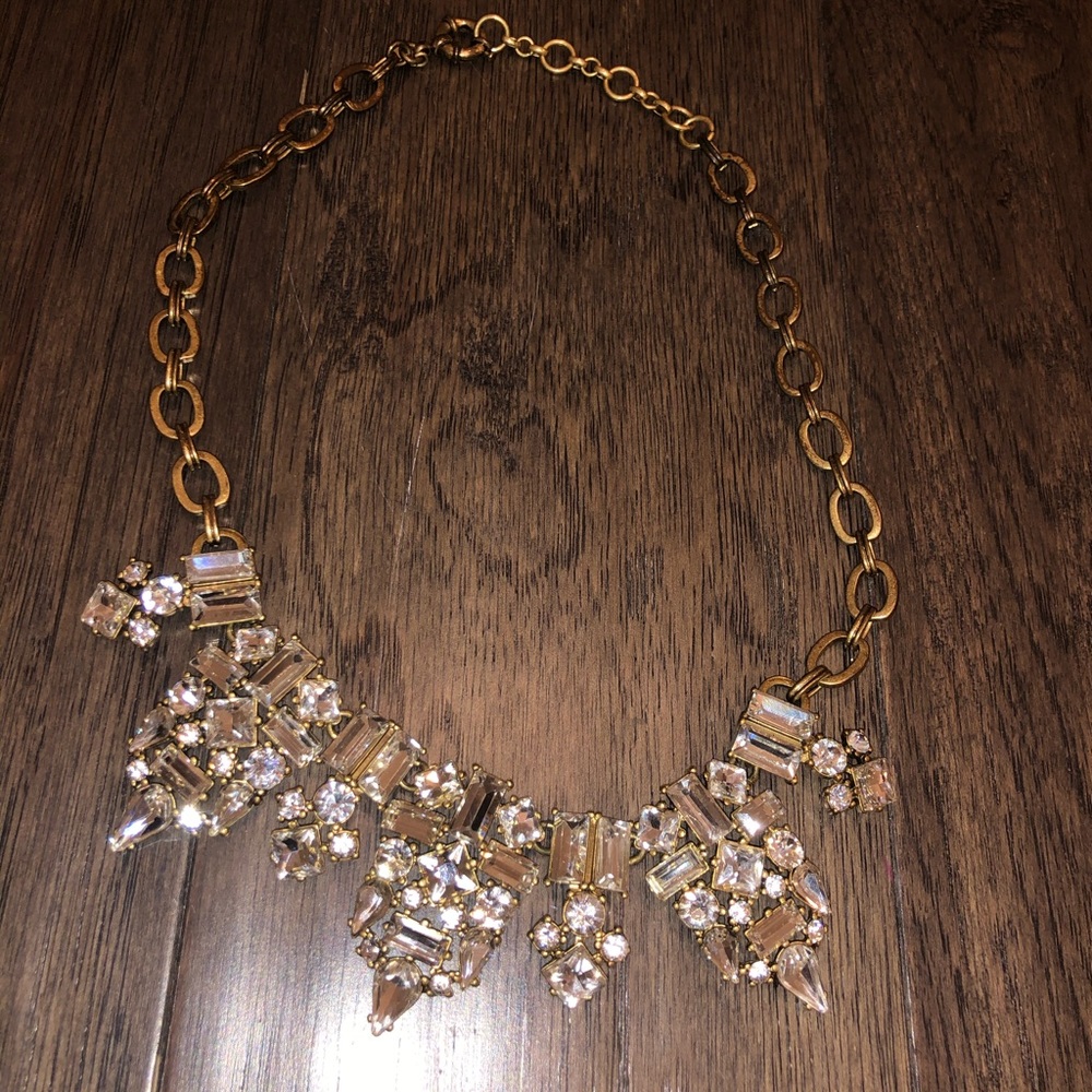 J Crew crystal necklace.
